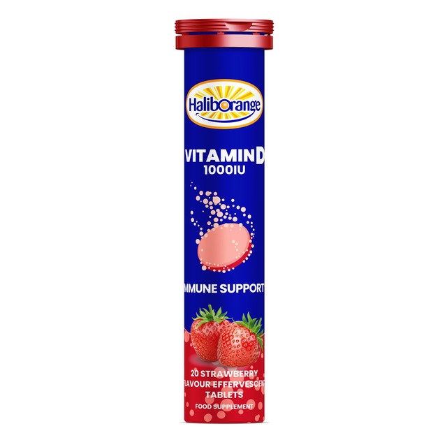 Haliborange vitamin D effervescent tablets 20 tablets, UK version