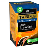 Twinings decaffeinated English breakfast tea bags 40 count (British brand)