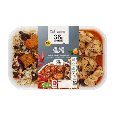 M&S Hochprotein Buffalo Chicken Fertiggericht 370g