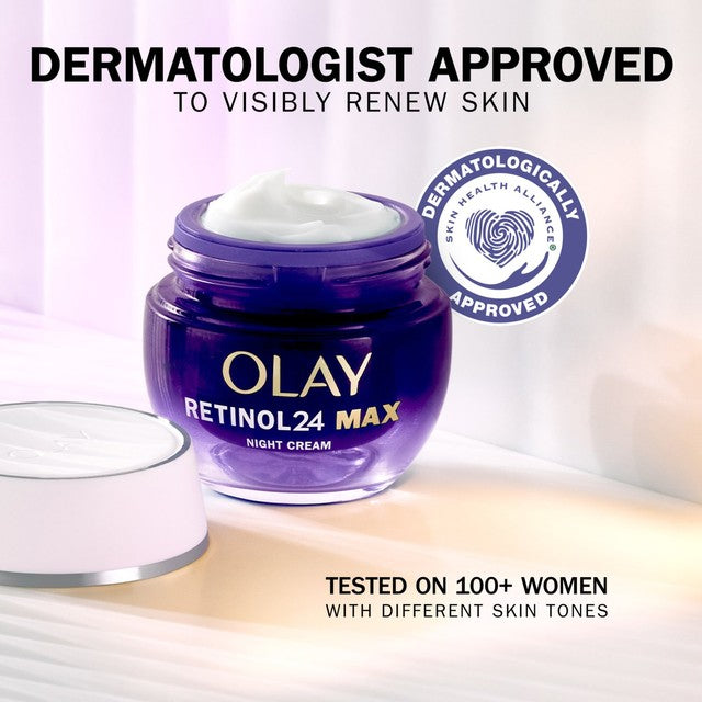 Olay Retinol Max Facial Moisturiser 50ml, imported from the UK