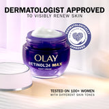 Olay Retinol Max Facial Moisturiser 50ml, imported from the UK