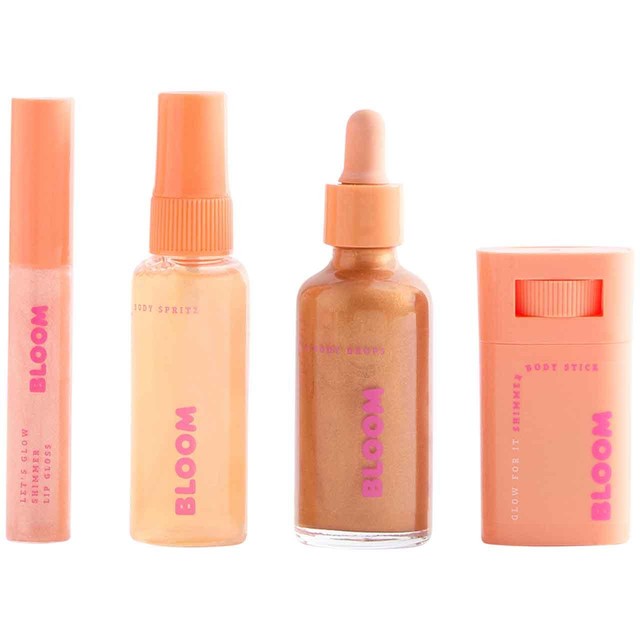 M&S Womens Bloom Body Shimmer Set four-piece set (British brand)