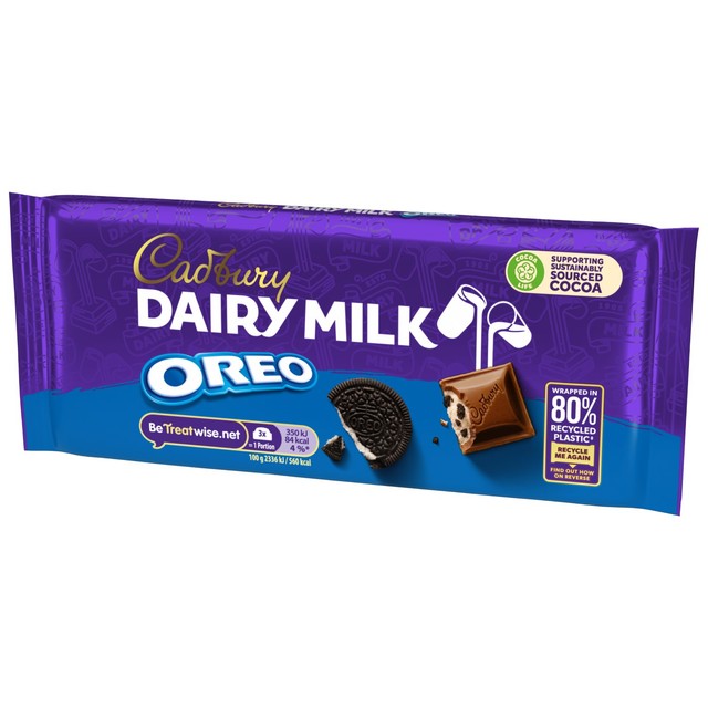 Cadbury Dairy Milk Oreo chocolate bar 120g - British product