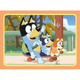 Ravensburger Bluey 4-in-a-Box jigsaw puzzles, imported from the UK