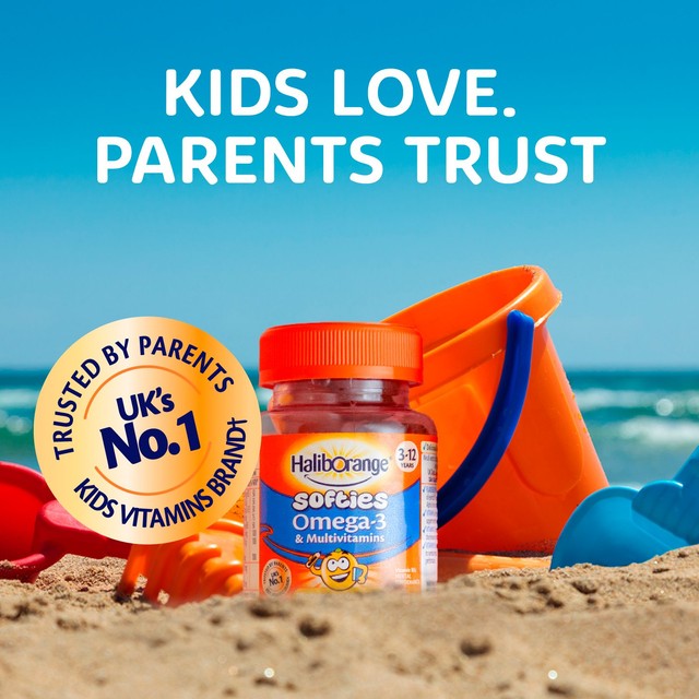 Haliborange multivitamin softies for kids 3-12 years 30 count - British product