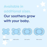 MAM Night Soother 6-18m 2pk, imported from the UK