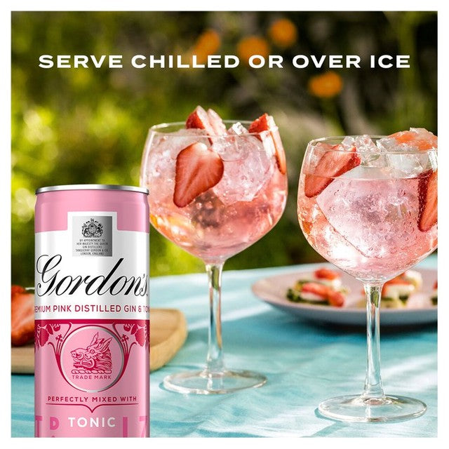 Gordon's Pink Gin & Tonic, 250-ml-Dose, britische Version