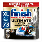 Finish Ultimate Infinity Shine Plus dishwasher tablets 73 pack - British product