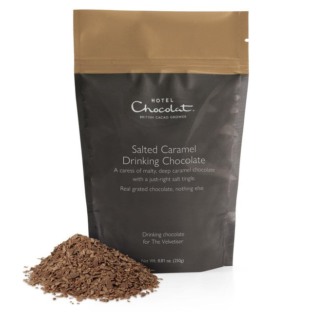 Hotel Chocolat Salted Caramel Drinking Chocolate 250g, UK version