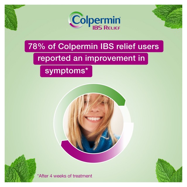 Colpermin IBS Relief Peppermint Oil Capsules 100 capsules - British product