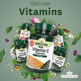 Natures Aid chewable Vitamin C tablets 500mg, imported from the UK
