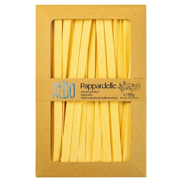 Pasta Di Aldo Pappardelle All Uovo egg pasta 250g, imported from the UK