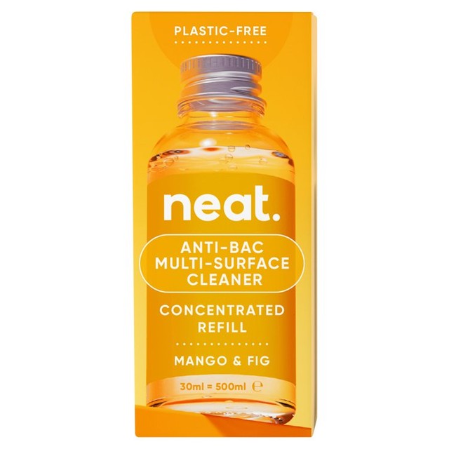 Neat Anti-Bac Multi Purpose Refill Concentrate Mango & Fig 30ml, imported from the UK