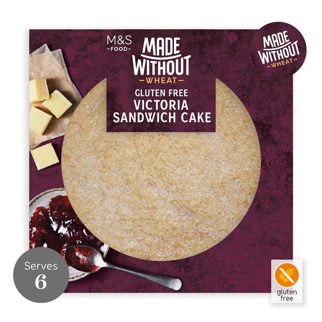 M&S Victoria Sandwich gluten-free cake 375g, imported from the UK