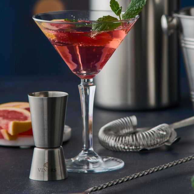 Viners stainless steel double jigger measure (British brand)