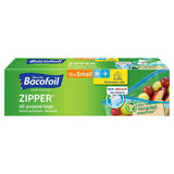 Bacofoil Small All Purpose Zipper Freezer Bags 15 Pack - British product