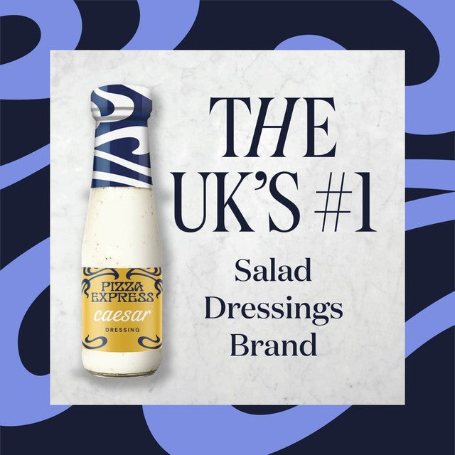Pizza Express Caesar salad dressing 235ml, imported from the UK
