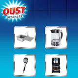 Oust All Purpose Descaler sachets 3x25ml, imported from the UK