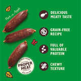 Lily's Kitchen Cracking Pork and Apple Sausages dog treats 70g, UK version