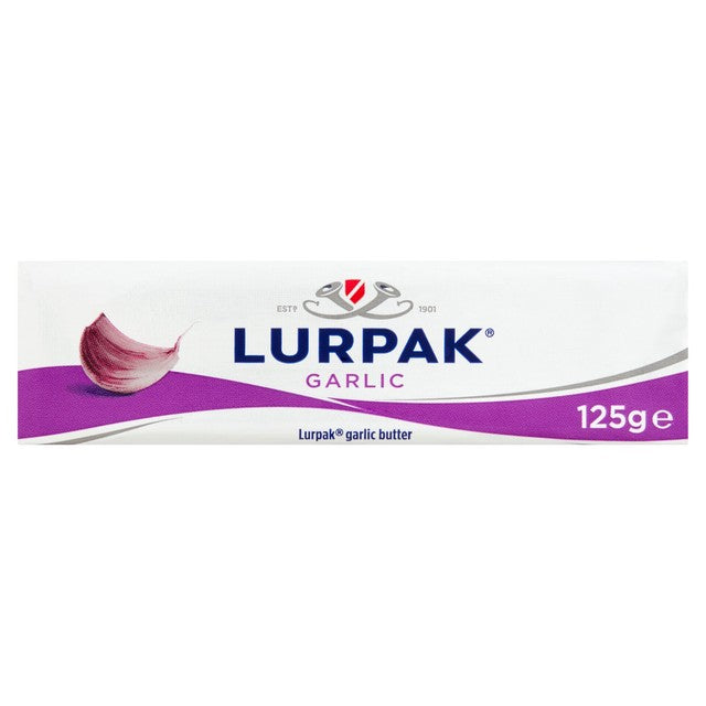 Lurpak salted garlic butter 125g, UK version