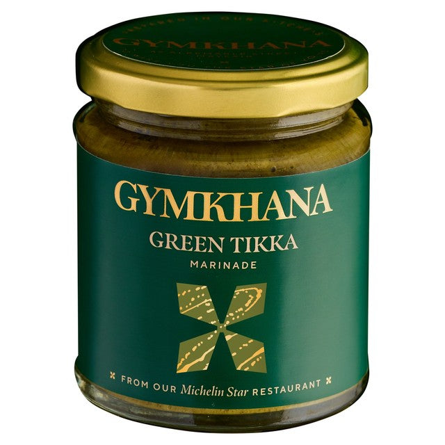 Gymkhana Green Tikka Marinade 190g glass jar, UK version
