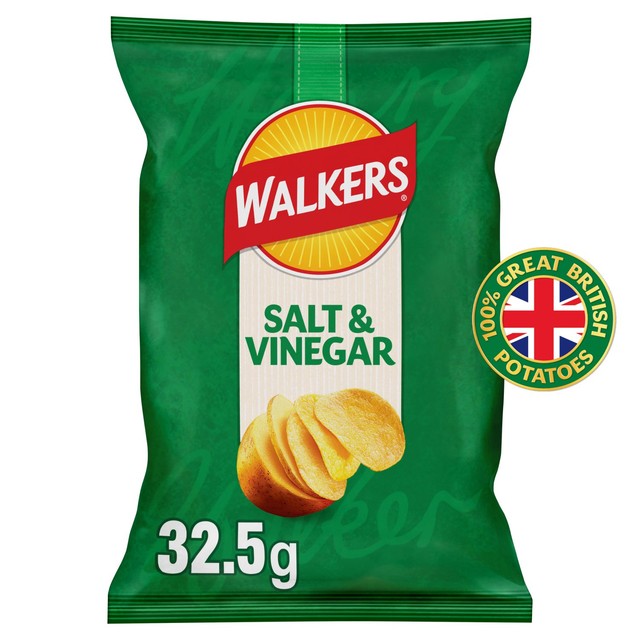 Walkers Salt & Vinegar crisps - British product