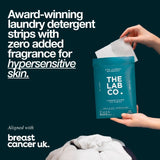 The Lab Co. non-bio laundry sheets 32 loads (British brand)