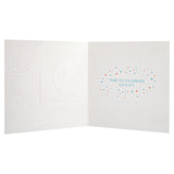 M&S Premium Star 21 birthday card 15x15cm, imported from the UK