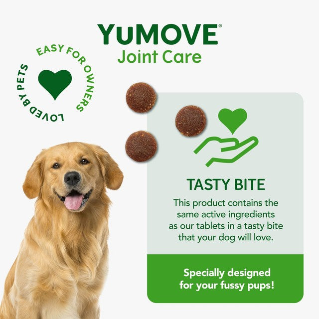 YuMOVE Joint Support Bites for adult dogs - British product