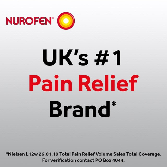 Nurofen Ibuprofen 200mg pain relief tablets 16 pack, imported from the UK