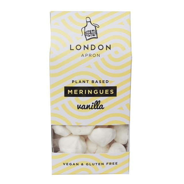 London Apron vanilla plant based meringues 23g, UK version