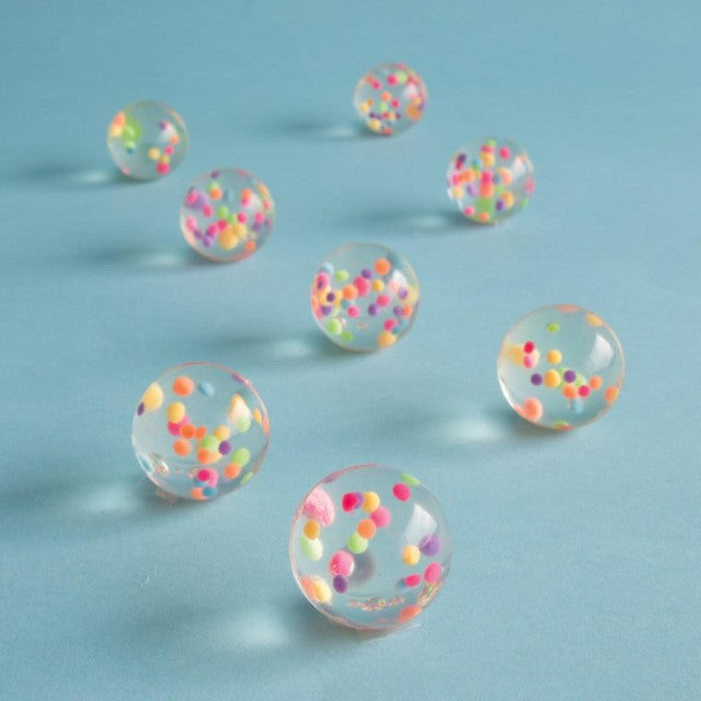 Unique Party confetti filled bounce balls 3.5cm - British product