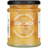 M&S stem ginger in syrup 350g jar, imported from the UK