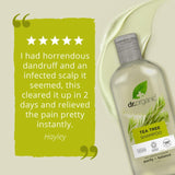 Dr Organic tea tree shampoo 265ml - British product