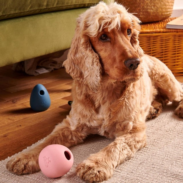 Beco Natural Rubber Wobble Ball Pink - British product