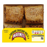 M&S mature cheddar and marmite sausage rolls 188g, imported from the UK