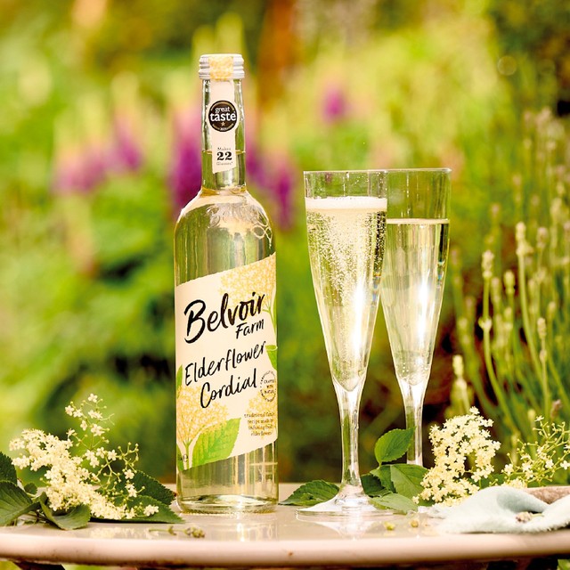 Belvoir Elderflower Cordial 500ml bottle - British product