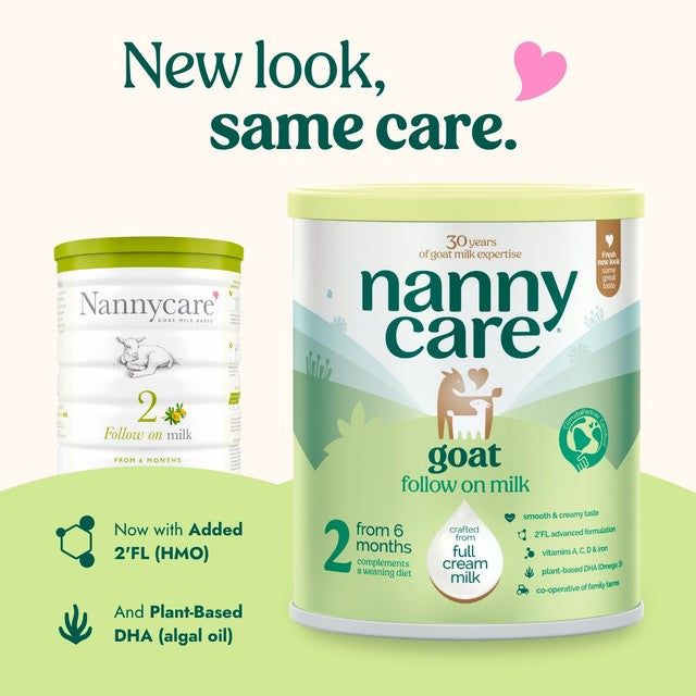 Nannycare goat milk Stage 2 follow-on formula 800g, imported from the UK