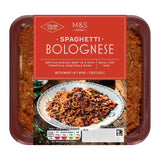 M&S spaghetti bolognese ready meal serves 1 400g, imported from the UK