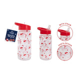 RSW Santa water bottle with straw 500ml, imported from the UK