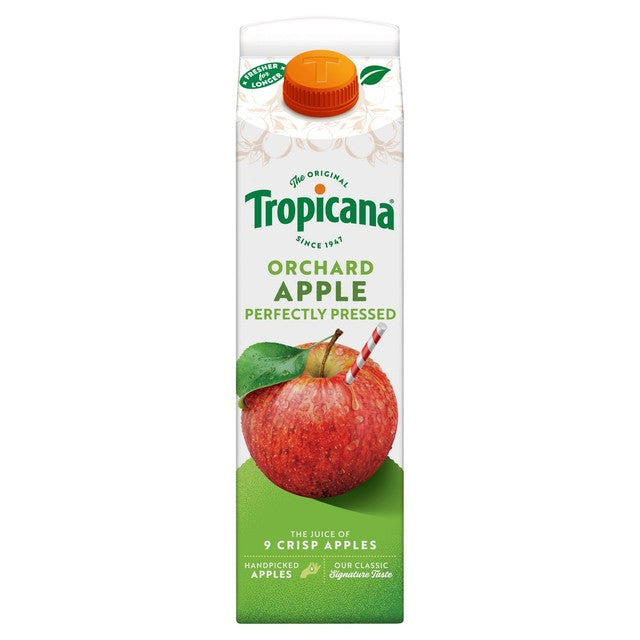 Tropicana long life apple juice 850ml (British brand)