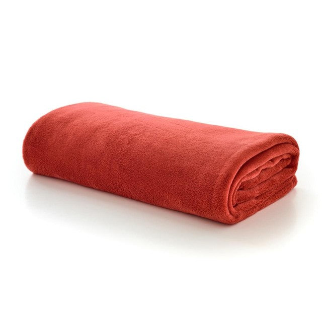 Deyongs Snuggle Touch Throw crimson 140x180cm - British product