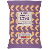 Ocado Roasted & Salted Cashews 200g, imported from the UK