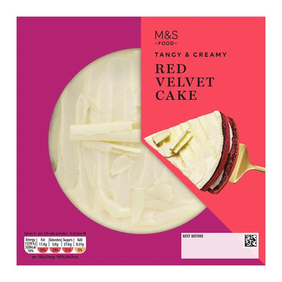 M&S Red Velvet Celebration Cake 460g
