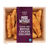 Tiras de pollo M&S sin gluten, 420 g, importadas del Reino Unido.
