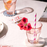 Duralex Picardie pink glass tumbler set 250ml - British product