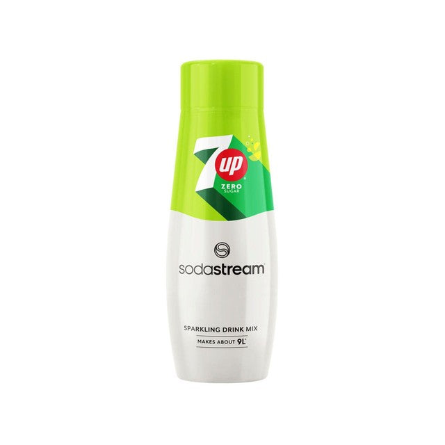 SodaStream 7Up Sugar-Free lemon and lime soda syrup 440ml (British brand)