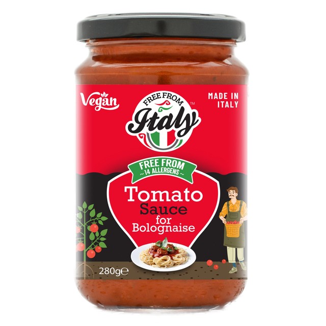 Free From Italy Bolognese Tomato Sauce 280g - British product