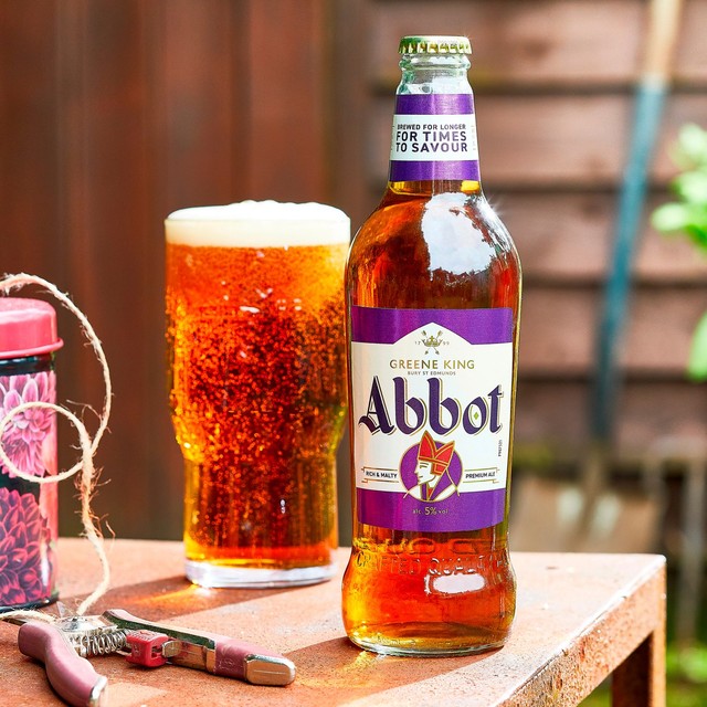 Abbot Ale Rich Malty real ale 500ml UK version