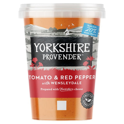 M&S Yorkshire Provender Tomato and Red Pepper Soup with Wensleydale Cheese Pot Soup 560g- Buy online at McGrocer